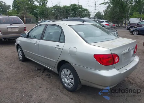 2004 Toyota Corolla Le z USA, uszkodzony, nr VIN 2T1BR32E84C259212